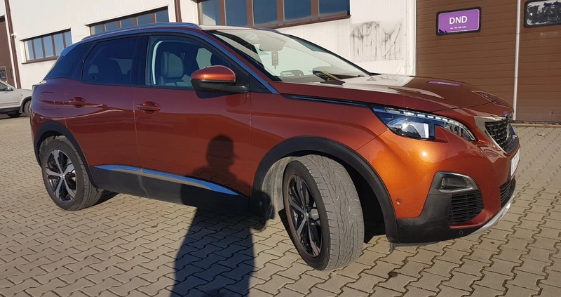 Peugeot 3008 cena 98900 przebieg: 53900, rok produkcji 2018 z Tarnów małe 596